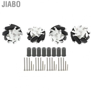 Jiabo 60mm Omnidirectional Wheel  4Pcs Aluminum Alloy Wheels Light Movement for Small Robots 14159