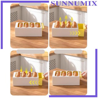 [Sunnimix] กล่องใส่ไข่ วางซ้อนกันได้ สําหรับตู้เย็น ซุปเปอร์มาร์เก็ต ครัวเรือน