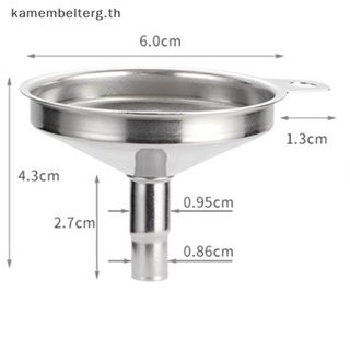 Kam 1 ชิ้น กรวย สเตนเลส เติมสะโพก ขวดเบียร์ ของเหลว น้ํามัน เครื่องมือปากเล็ก
 Th