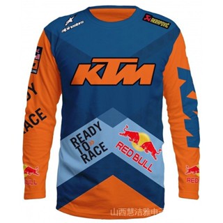 ใหม่ เสื้อยืด แขนยาว พิมพ์ลาย ktm 3 มิติ ไซซ์ s ถึง 3xl