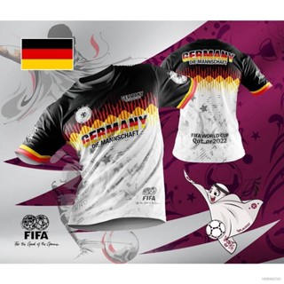 เสื้อยืดแขนสั้นลําลอง พิมพ์ลาย NP2 22 23 Qatar World Cup Germany Fans พลัสไซซ์ สําหรับผู้ชาย และผู้หญิง PN2