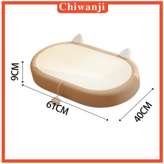 [Chiwanji] แผ่นกระดาษแข็ง ทรงวงรี ป้องกันรอยขีดข่วน สําหรับแมว