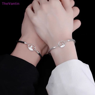 Thevantin The Little Prince and The Fox สร้อยข้อมือคู่รัก สร้อยข้อมือ เทรนด์นักเรียน ของขวัญแฟน ถัก สร้อยข้อมือคู่ เครื่องประดับ ของขวัญ ของดี