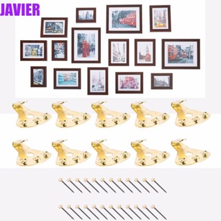 Javier ตะขอแขวนกรอบรูป นาฬิกา กระจก ติดผนัง อเนกประสงค์ 30 ชิ้น