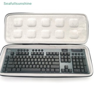 Seaf&gt; กระเป๋าเคส EVA แบบแข็ง สําหรับคีย์บอร์ดไร้สาย LogitechG913 G913 TKL