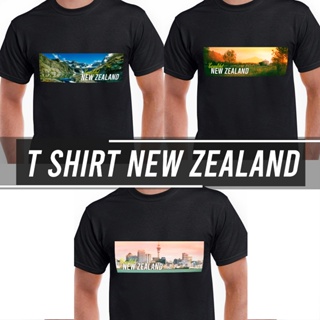 ดูดีนี่ เสื้อยืด ผ้าฝ้าย พิมพ์ลาย New Zealand Farm Auckland ของที่ระลึก