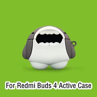 【คุณภาพสูง】เคสหูฟัง แบบนิ่ม ลายการ์ตูน สําหรับ Redmi Buds 4 Redmi Buds 4