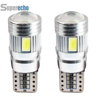 ♕พร้อมส่ง♕หลอดไฟหน้ารถยนต์ LED T10 6SMD 12V 2 ชิ้น [superecho.th]