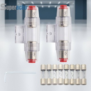 ♕พร้อมส่ง♕Agu ฐานฟิวส์เครื่องเสียงสเตอริโอ 12 24V 1 ชุด สําหรับรถยนต์ รถบรรทุก [superecho.th]