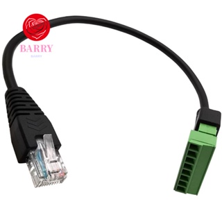 BARRY สายเคเบิลปลั๊ก RJ45 สําหรับกล้องวงจรปิด CCTV พร้อมสกรู Ethernet RJ45 RJ45 Extended Line