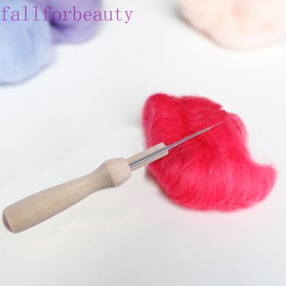 FALLFORBEAUTY เครื่องมือทํางานฝีมือ ผ้าวูลสักหลาด แฮนด์เมด แบบพกพา ปลอดภัย สําหรับผู้เริ่มต้น