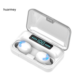 Huarmey F9-5 หูฟังสเตอริโอไร้สาย บลูทูธ 50 9D สําหรับโทรศัพท์มือถือ