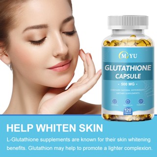 Glutathione + อาหารเสริมคอลลาเจน - ต่อต้านอนุมูลอิสระ ต่อต้านริ้วรอย ไวท์เทนนิ่ง บํารุง ลดริ้วรอย ช่วยให้เล็บและสุขภาพผิว