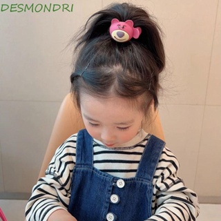 Desmondri กิ๊บติดผมหางม้า โลหะผสม ลายการ์ตูนหมีสตรอเบอร์รี่ สไตล์เรโทร เครื่องประดับ สําหรับผู้หญิง