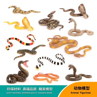 Spot seconds# Amazon hot sale simulation wild animal model reptile boa Cobra Corn snake childrens toy 8cc