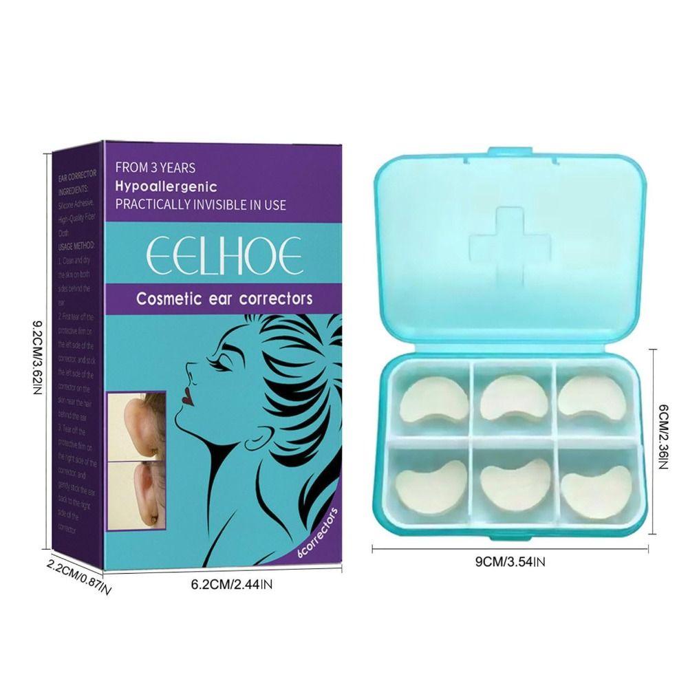 Amor12 Ear Correctors, Big Ear Problem Silicone Ear Valgus Correction, กันน้ําที่มองไม่เห็น Auricle Shaping ขาตั้งแนวตั้งสติกเกอร์หูกันน้ําทุกวัย