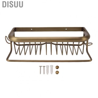 Disuu Bathroom Wall Shelf  Shower Caddy Retro Style Copper for Closet