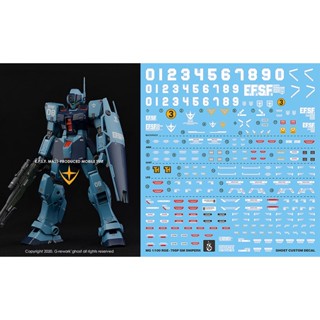 Yan GHOST MG RGM-79SC GM SNIPER สติกเกอร์เรืองแสง สําหรับติดตกแต่ง