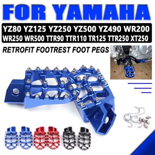 ที่พักเท้ารถจักรยานยนต์ อุปกรณ์เสริม สําหรับ YAMAHA YZ80 YZ125 YZ250 YZ WR 200 250 500 TTR 90 110 125 250 TTR250