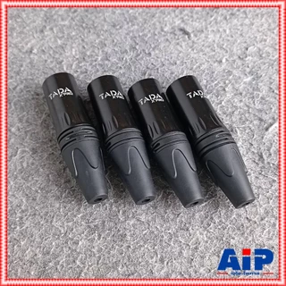แพ็ค4ตัว TADA GYX-02BK XLR ผู้ สีดำ ปลั๊กแคนนอนตัวผู้ CANNON GYX02BK GYX 02BK เอไอ-ไพศาล