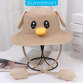 [Sunnimix1] หมวกปีกกว้างลําลอง ระบายอากาศ พร็อพถ่ายภาพ สําหรับเด็ก