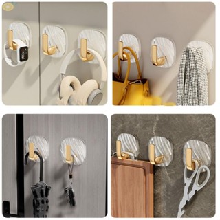 【VARSTR】Hanging Hooks Bathroom Holder Bathroom Supplies Hole-free Adhesive No Trace