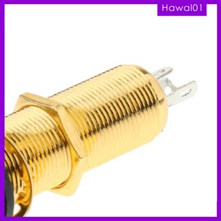 [Hawal] ปลั๊กซ็อกเก็ตเทอร์มินัล 6.35 มม. สําหรับกีตาร์ไฟฟ้า เบส