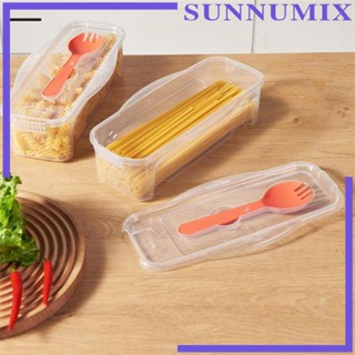 [Sunnimix] กล่องนึ่งอาหาร พาสต้า เส้นก๋วยเตี๋ยว แบบใส อเนกประสงค์ สําหรับไมโครเวฟ