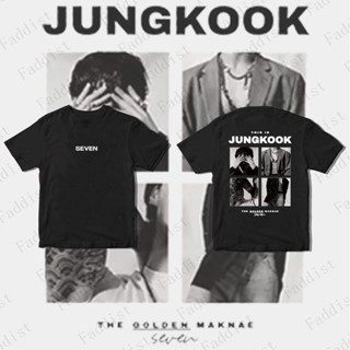 เสื้อยืดแขนสั้นลําลอง ผ้าฝ้าย คอกลม พิมพ์ลาย KPOP Bangtan Boys JK Seven สําหรับผู้ชาย และผู้หญิง 2023