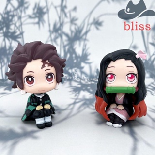 Bliss ตุ๊กตาฟิกเกอร์ Demon Slayer Nezuko Kimetsu No Yaiba Tanjirou ขนาดเล็ก