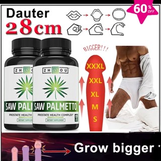 Saw Palmetto ผลิตภัณฑ์เสริมอาหาร สําหรับวัยรุ่น ผู้ชาย ลดการอักเสบของต่อมลูกหมาก DHT Blocker ส่งเสริมการเจริญเติบโตของเส้นผม ลดผมร่วง และผมบาง