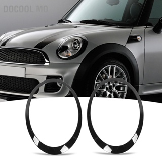 Docool Mo 4 pcs ไฟหน้าสีดำเงาไฟท้ายรอบทิศทางสำหรับ Mini R56 R57 R58 R59 Cooper S JCW 2007-2015