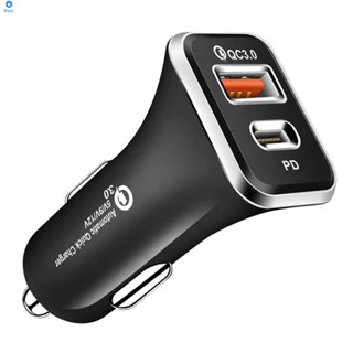 C072 Car Charging 38w Pd+qc3.0 Car Charging Fast Charging Type-c Car Phone Charger 【bluey】