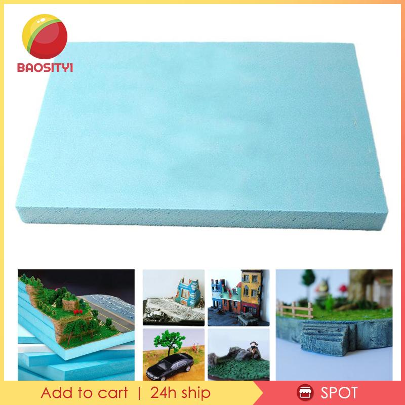[Baosity1] แผ่นโฟมฐานไดโอราม่า ขนาด 60 ซม. X 40 ซม. X 5 ซม. 60 ซม. X 40 ซม. X 3 ซม. สําหรับทําโมเดลโต๊ะทราย DIY