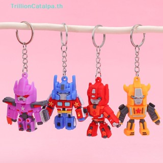 Trillioncatalpa พวงกุญแจ จี้การ์ตูน Robet Transformers สําหรับแขวนกระเป๋านักเรียน 1 ชิ้น