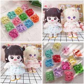 กิ๊บติดผม ขนาดเล็ก สีสันสดใส สไตล์เกาหลี สําหรับตกแต่งตุ๊กตา DIY