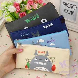 กระเป๋าใส่ปากกา ลายการ์ตูนอนิเมะ Totoro สําหรับโรงเรียน วาเลนไทน์