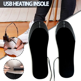 Electric USB Heated Warm Sock Feet Heater Shoe Insoles Foot Winter Warmer Pads