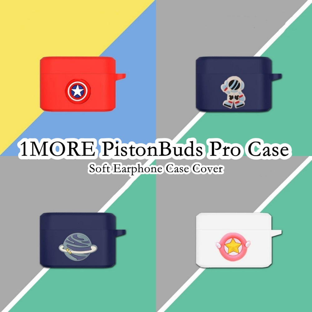 สําหรับ 1MORE PistonBuds Pro กรณีการ์ตูน Innovation Series สําหรับ 1MORE PistonBuds Pro ปลอกหูฟังแบบ