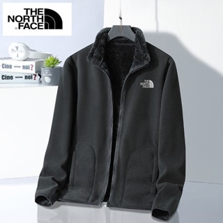 The North Face เสื้อแจ็กเก็ตกันหนาว แขนยาว ผ้าฟลีซ แบบหนา สองด้าน ให้ความอบอุ่น ใส่สบาย กันลม สําหรับผู้ชาย ไซซ์ M-5XL