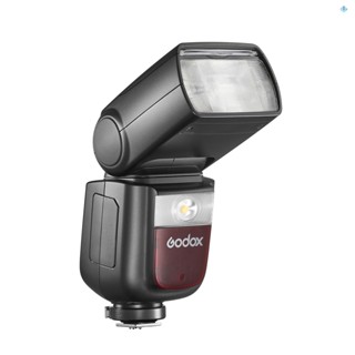 Godox V860III-F แฟลชกล้องไร้สาย TTL Speedlite Transmitter ตัวรับสัญญาณ แมนนวล ออโต้แฟลช GN60 1/8000s HSS ระบบไร้สายในตัว 2.4G X พร้อมแบตเตอรี่ลิเธียมไอออน แบบชาร์จไฟได้