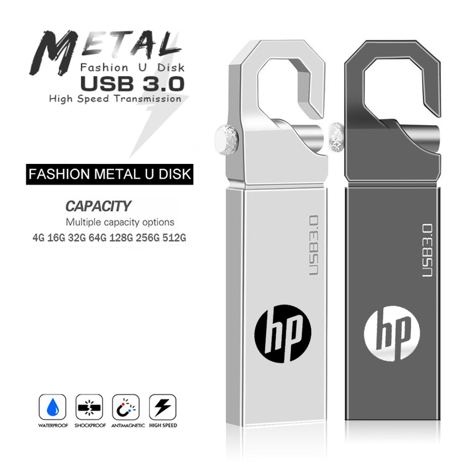 แฟลชไดรฟ์ ลายการ์ตูนไอศกรีม HP 8 อินเตอร์เฟซ Usb 3.0 8gb 32gb 64gb 128gb 256gb 512gb1tb 2tb