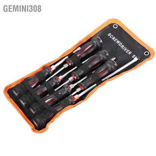 Gemini308 ชุดไขควง 7 ชิ้นความแข็งสูงมัลติฟังก์ชั่นรู้สึกสบายมือไขควงแม่เหล็ก