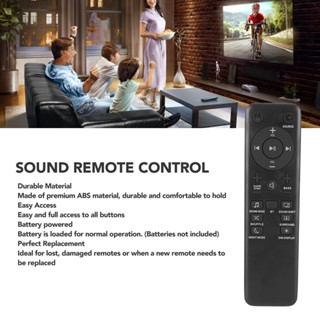 Rhythm000 Soundbar Remote Control Replacement Bar รีโมทคอนโทรลลำโพงสำหรับ BAR 5.1 2.1 3.1