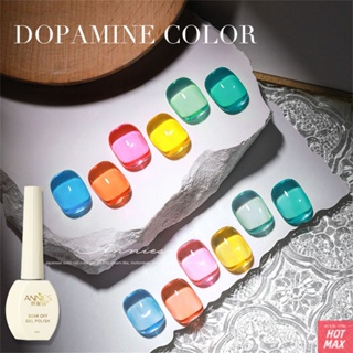 ANNIES Summer Must-haves: Icy Dopamine เจลทาเล็บ 9 สี 2023 New Hot Blue Glass Set [hotmax]