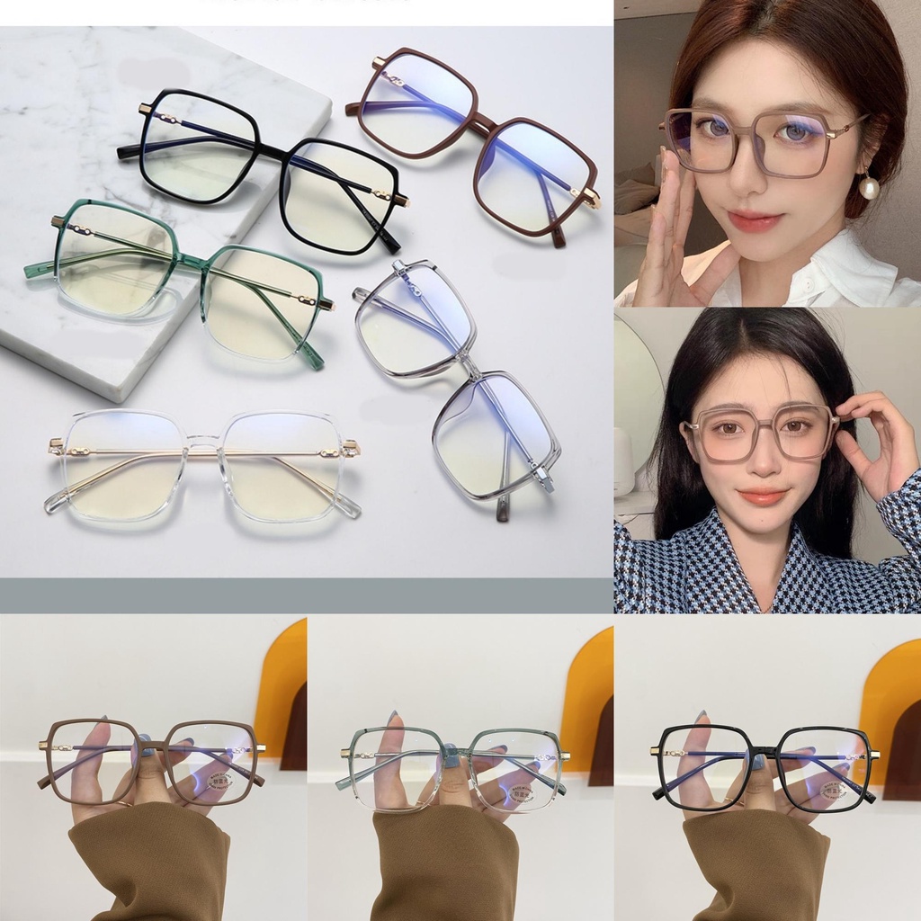 LIORA รุ่น K21 กรอบแว่นทรงเหลี่ยมน้ำหนักเบา มี 5 สี เลนส์ถนอมสายตากันแสงuv กันแสงหน้าจอ