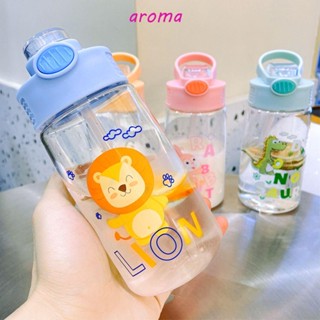 Aroma แก้วหัดดื่ม ลายการ์ตูนกระต่าย สิงโต ยีราฟน่ารัก พร้อมหลอดดูด สําหรับเด็กทารกแรกเกิด