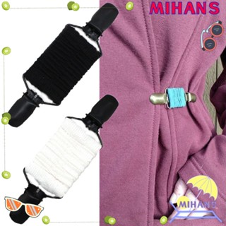 Mih 2 ชิ้น พอดี คลิปหยิก ชุดเดรส เครื่องประดับแฟชั่น สําหรับผู้หญิง เด็ก ชุดเดรส คลิปกลับ คลิปหยิก คาร์ดิแกน ปกเสื้อ