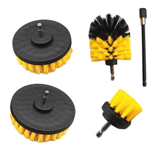 4pcs Bedroom Universal Cleaning Convenient Floor Toilet Tile Kitchen Glass With Extension Rod Power Scrubber Drill Brush