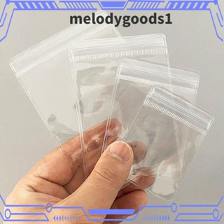 MELODYGOODS1 100 ชิ้น ปิดผนึกด้วยตนเอง ถุงบรรจุภัณฑ์ ของขวัญ ปิดได้ ใช้กันอย่างแพร่หลาย สร้อยคอ สร้อยข้อมือ แหวน ถุงเครื่องประดับ